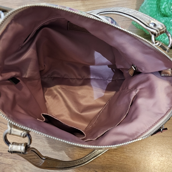 WOMEN'S G.U. RETIRED COACH MADRAS  MULTI PLAID SHOULDER BAG - Picture 11 of 14